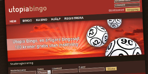 utopiabingo - ny bingosajt